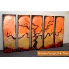 Image of Best Seller! - 14k Gold - 5 Bronze Cherry Espresso Tree Sunset FREE SHIPPING